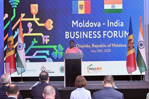 India offers 'good' business opportunities to Moldovan companies: President Murmu