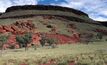 The mineral-rich Pilbara region in WA.