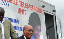 Jacob Zuma attended a ceremony in 2011 to celebrate Norilsk's equipment donation