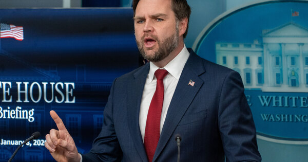 U.S.-WASHINGTON, D.C.-WHITE HOUSE-JD VANCE-VENEZUELA-PRESS BRIEFING