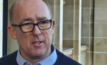 Professor Ben Smith speaking outside the WA Parliament today