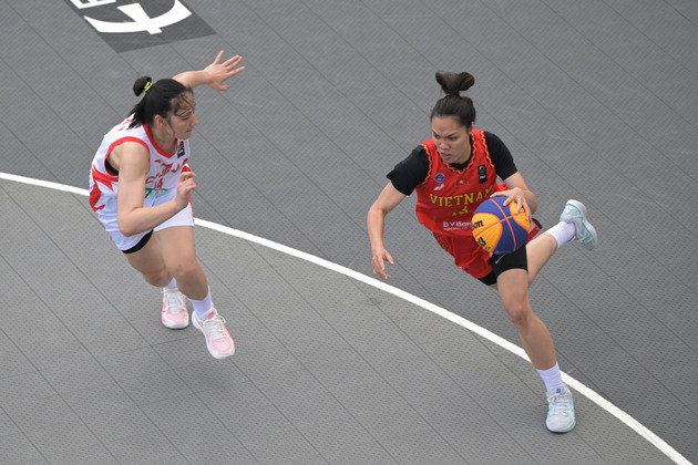 (SP)SINGAPORE-BASKETBALL-FIBA ASIA CUP 3X3-WOMEN-CHINA VS VIETNAM