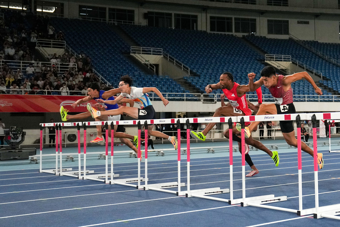 (SP)CHINA-BEIJING-WORLD ATHLETICS-CONTINENTAL TOUR-MEN'S 110M HURDLES(CN)