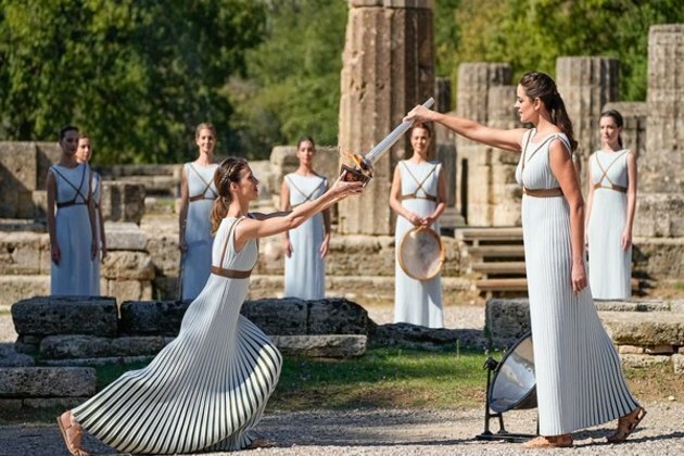 Olympic flame for Beijing 2022 lit in Ancient Olympia