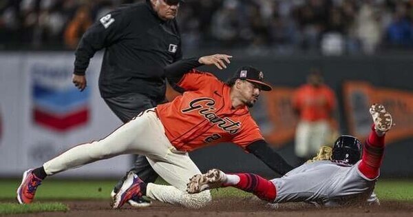 Rafael Devers' 10th-inning hit sends Giants past Angels