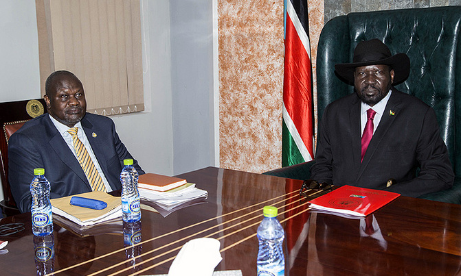 South Sudan: Machar, Kiir meet in Juba South Sudan: Machar, Kiir meet in Juba