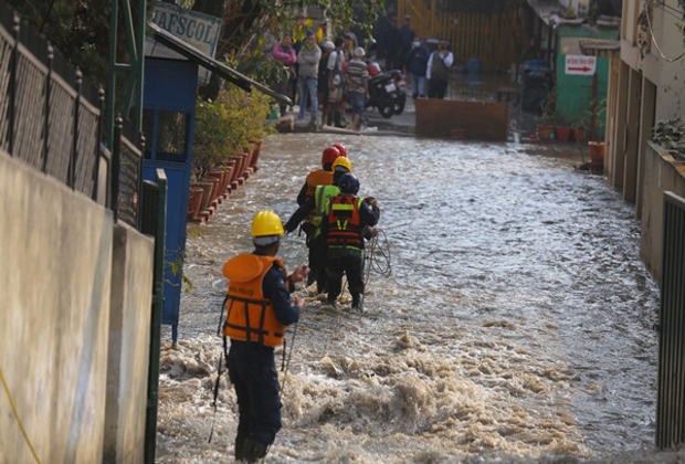 Kathmandu govt buildings inundated while drinking water taps run dry