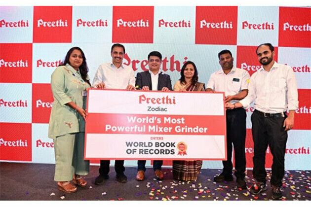 Preethi Zodiac Mixer Grinder Puts India on the World Map as the World's Most Powerful Mixer Grinder