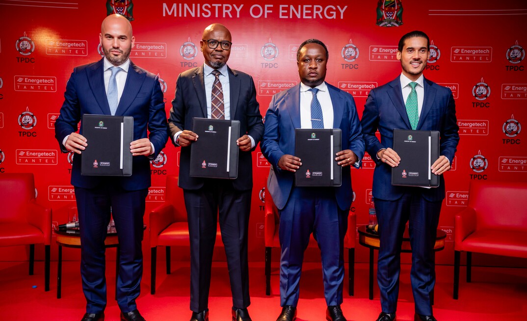Moshe Schlisser - Chairman Energetech Tantel, Mussa makame - Managing Director TPDC, Goodluck Shirima - Commissioner for Petroleum and Gas, Ministry of Energy Tanzania, Alistair Naiken - CEO Energetech Tantel
