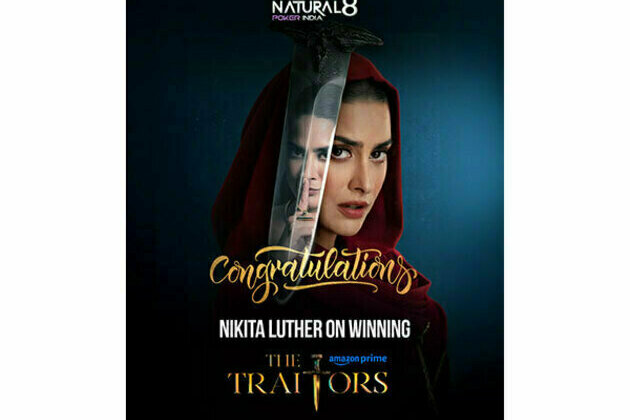 Natural8 India's brand ambassador Nikita Luther uses her poker skills to emerge victorious on Amazon Prime's The Traitors India