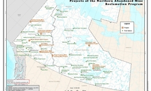  An overview of the sites included in the 15-year Northern Abandoned Mine Reclamation Program