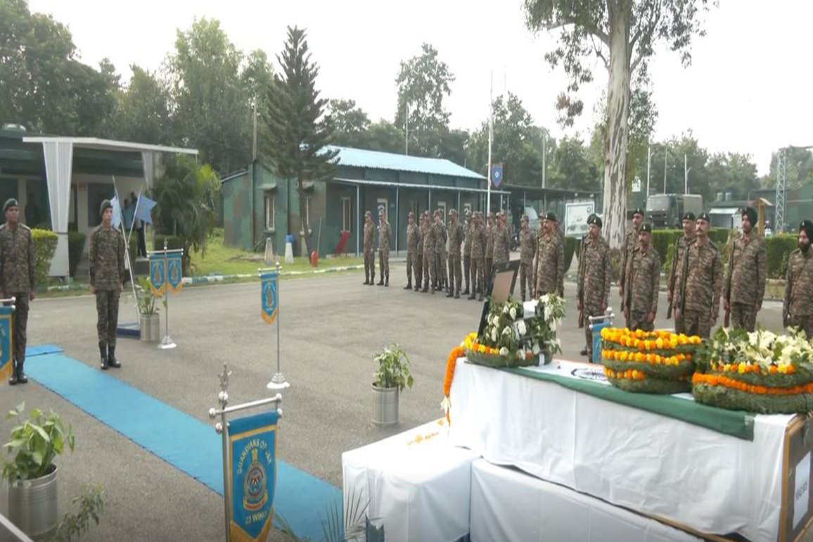 J-K: Wreath-laying ceremony held in Jammu for Lance Dafadar Baldev Chand