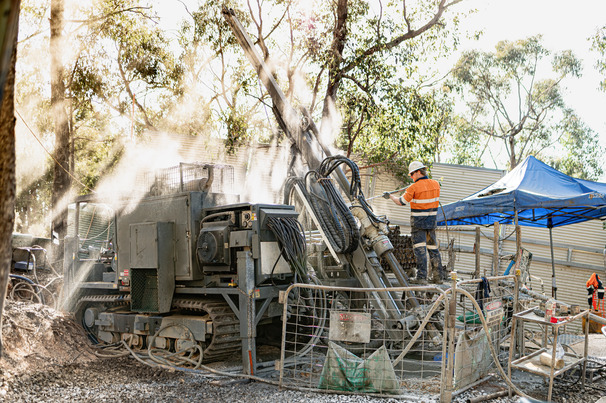 Sunday Creek drilling