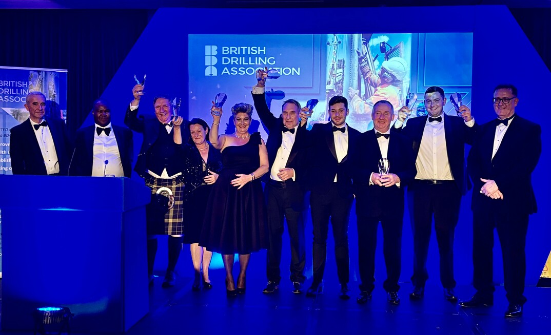 The award winners at the recent British Drilling Association’s Gala & Awards 2024 