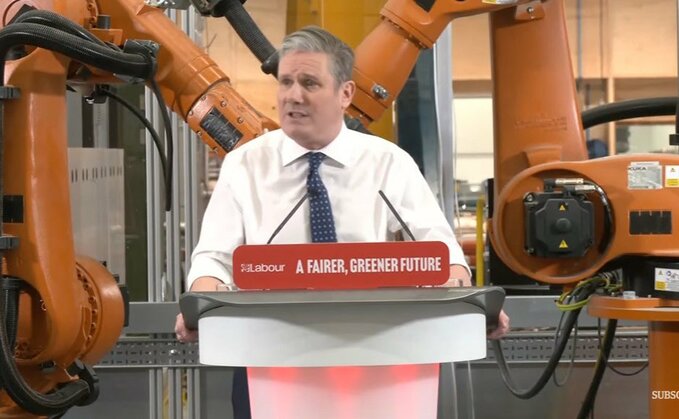  Keir Starmer at UCL campus in East London earlier this year | Credit: Preet Kaur Gill MP