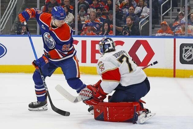Sergei Bobrovsky, Panthers blank Oilers in Final rematch