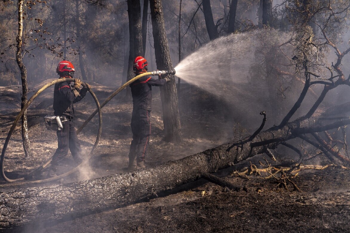 'Standing shoulder to shoulder': Macron pledges national recovery as unprecedented wildfires ravage France and Spain