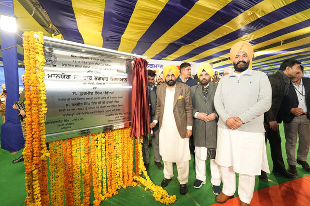 Punjab CM Bhagwant Mann inaugurates Rs 11.32 cr rural road development project in Majitha