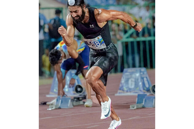 'Fastest man in India": Indian Navy hails Gurindervir Singh for his win at Federation Cup