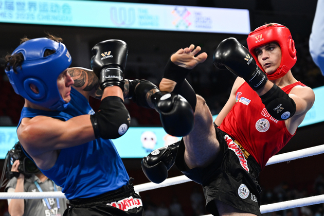 (SP)CHINA-CHENGDU-THE WORLD GAMES 2025-MUAYTHAI-MEN'S -71KG-SEMIFINALS (CN)