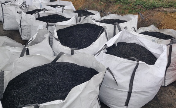 Biochar can contain up to 75 per cent carbon | Credit: Michael Holder