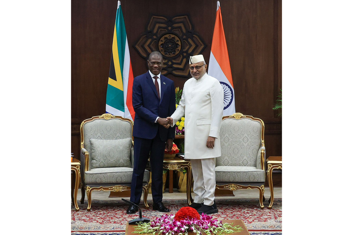 "Partnership not only about commerce, but about building resilient economies": S.African Deputy President Mashatile