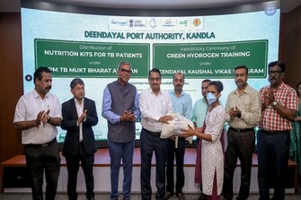Deendayal Port Authority distributes nutrition kits to TB patients, hosts green hydrogen training