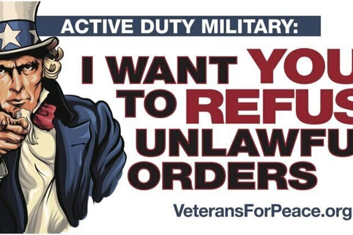 Veterans Billboards to Troops: Refuse Illegal Orders to Kill