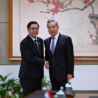 UN-CHINA-WANG YI-THAILAND-FM-MEETING