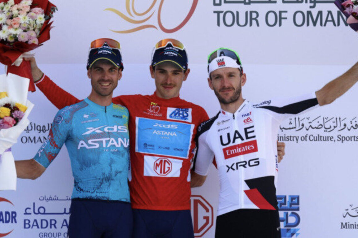 UAE Team Emirates-XRG's Yates places on final podium of 'Tour of Oman'