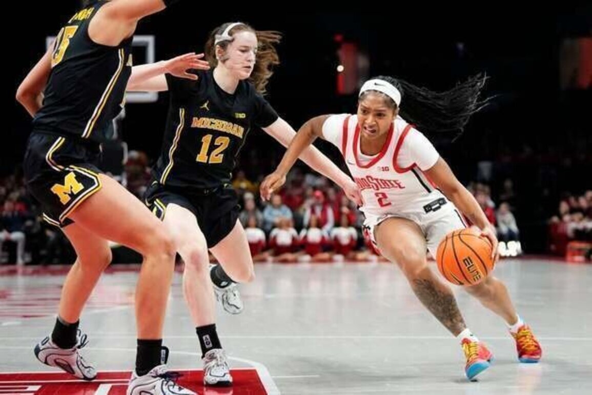 Women's Top 25 roundup: No. 8 Michigan downs No. 13 Ohio State in OT