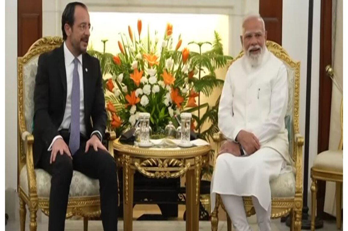 PM Modi, Cyprus President Nikos Christodoulides hold bilateral meeting