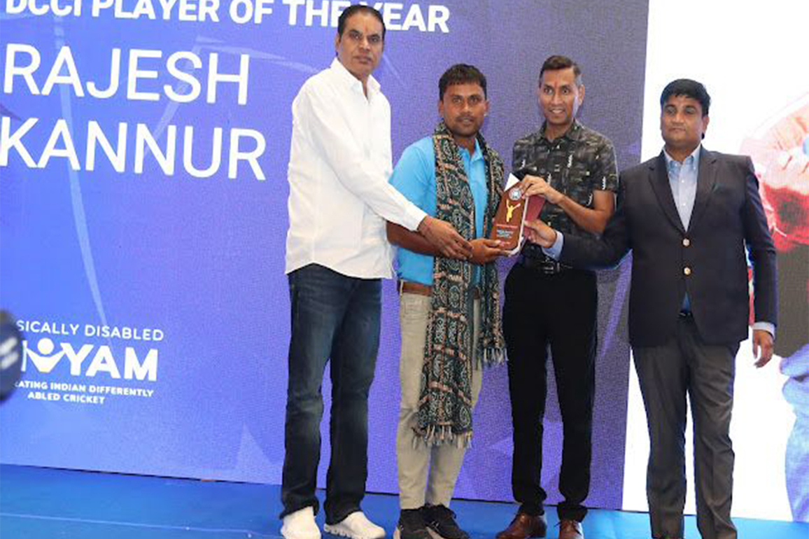 DCCI Physical Disability Annual Awards 2025: Rajesh wins Player of the Year