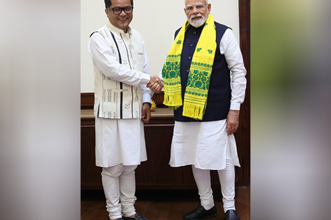 MoS Margherita meets PM Modi, briefs him on Ministries' activities
