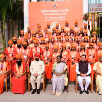 President Droupadi Murmu attends second convocation of University of Patanjali in Haridwar
