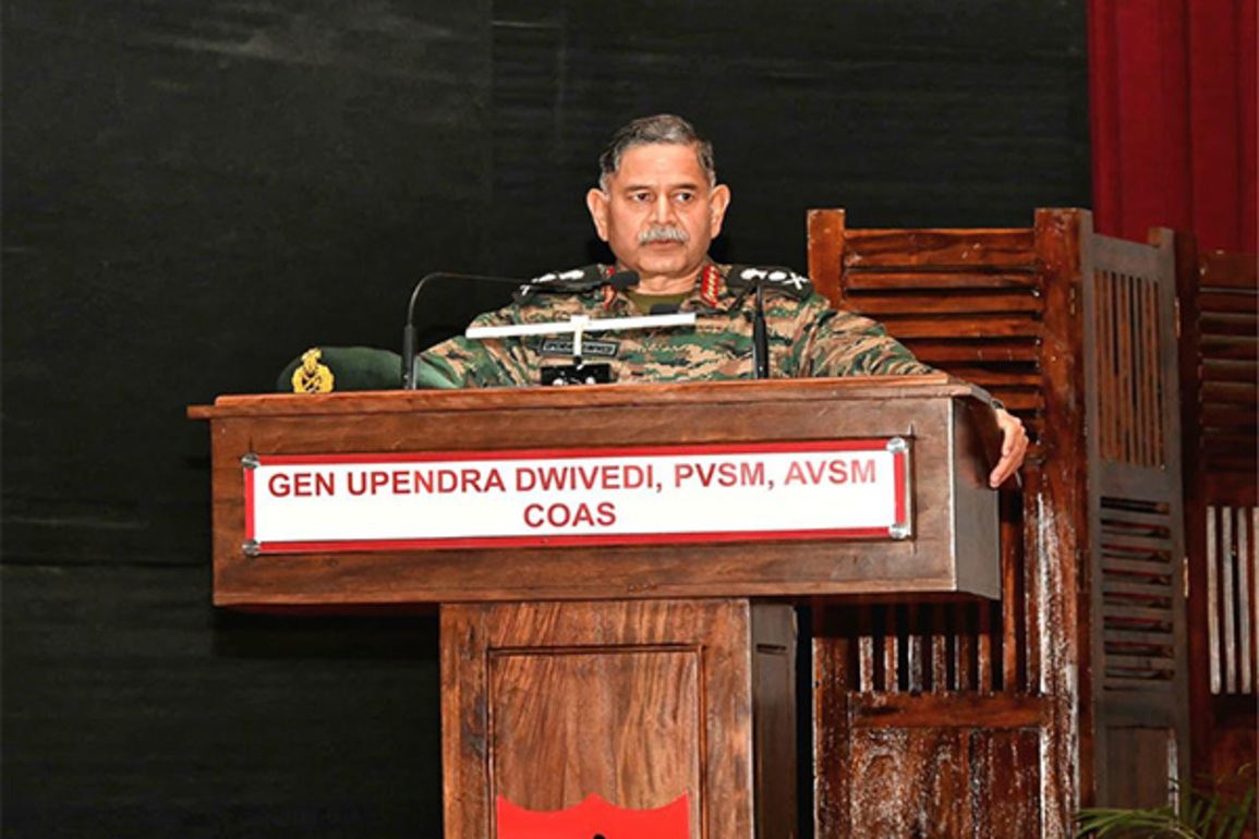 COAS Gen Upendra Dwivedi reviews security, operational readiness at Bathinda military station