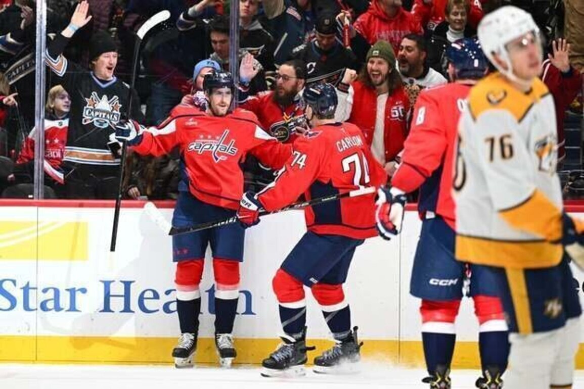 Pierre-Luc Dubois scores in return as Capitals power past Predators