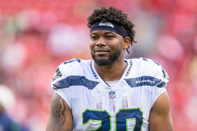 Seahawks RB Rashaad Penny (shoulder) misses practice