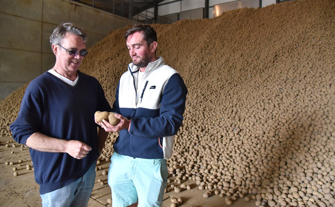 Callum Stark (right) farms with father Stuart near Sutton-on-the-Forest. Callum Stark (right) farms with father Stuart near Sutton-on-the-Forest.