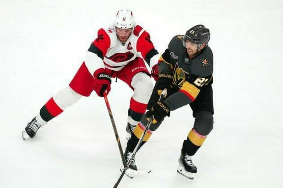 Ivan Barbashev, Knights hand Hurricanes first loss of season