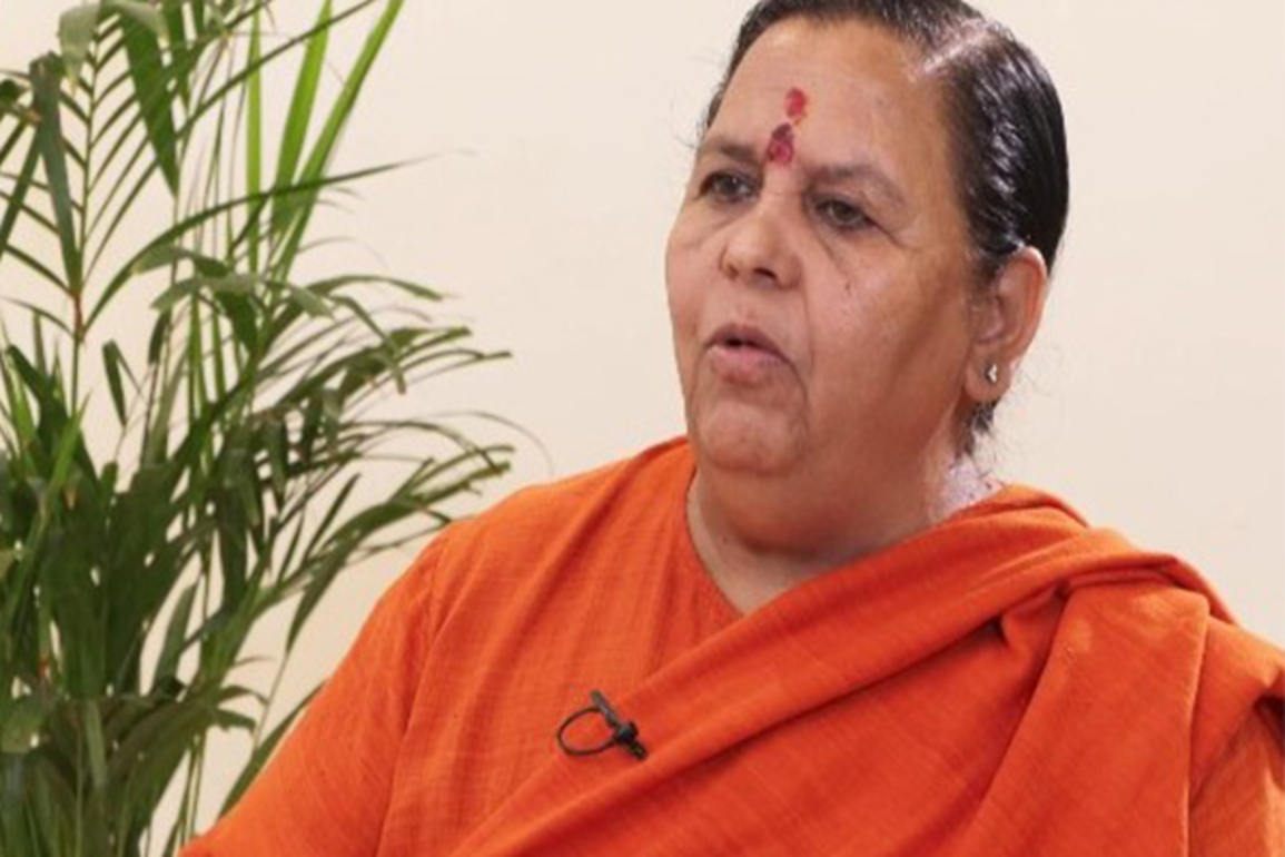 Jitu Patwari speaks anything without responsibility: Uma Bharti