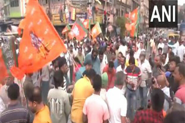 "Mrityu-Kumbh": BJP protest against Mamata Banerjee in Kolkata