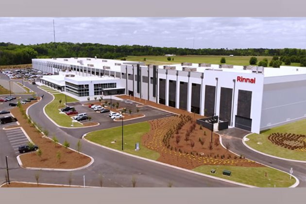 Rinnai launches production unit in North America