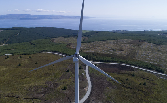 The 50MW Beinn An Tuirc wind farm in Scotland | Credit: Amazon