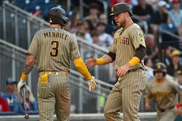 Rare Jackson Merrill homer rallies Padres past Nats