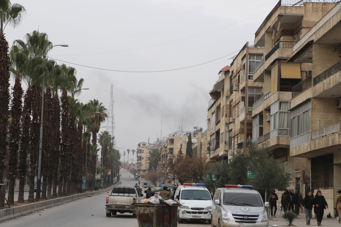 SYRIA-ALEPPO-SYRIAN ARMY-SDF-SHELLING