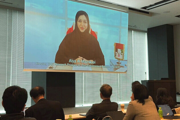 UAEREP showcases pioneering rain enhancement initiatives at symposium in Japan