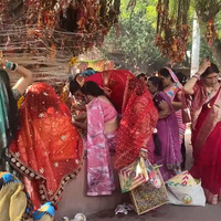 Vat Savitri Vrat 2026: Married women offer prayers at Sangam Ghat in Prayagraj