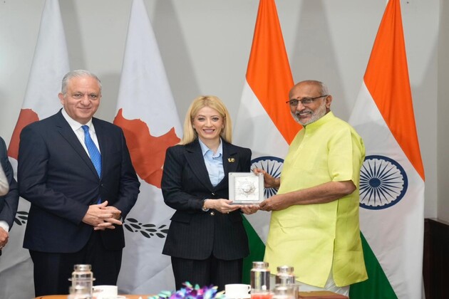 VP Radhakrishnan discusses bilateral relationship with Cyprus delegation