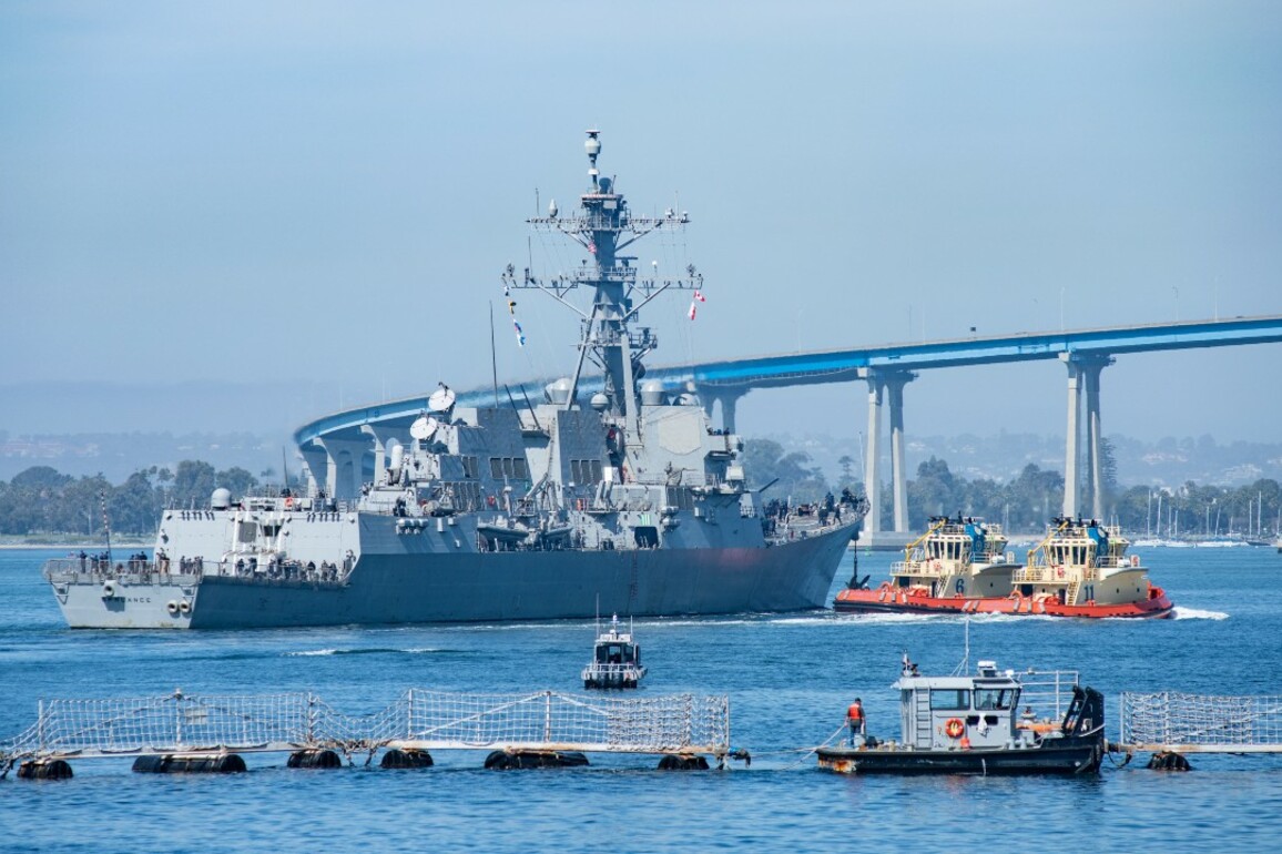 USS Spruance Leaves San Diego on Mission to Fight 'Seaborne Immigration' s of San Diego